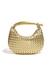 Sarah | Metallisch Geflochtene Tasche