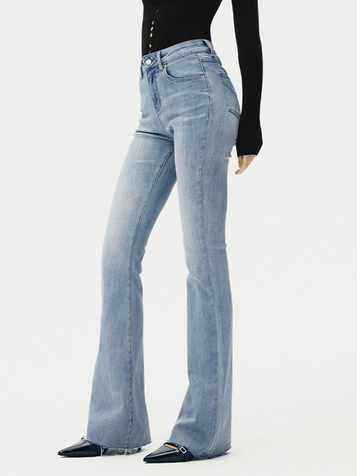 Clara | Elegante High-Waist Bootcut Jeans