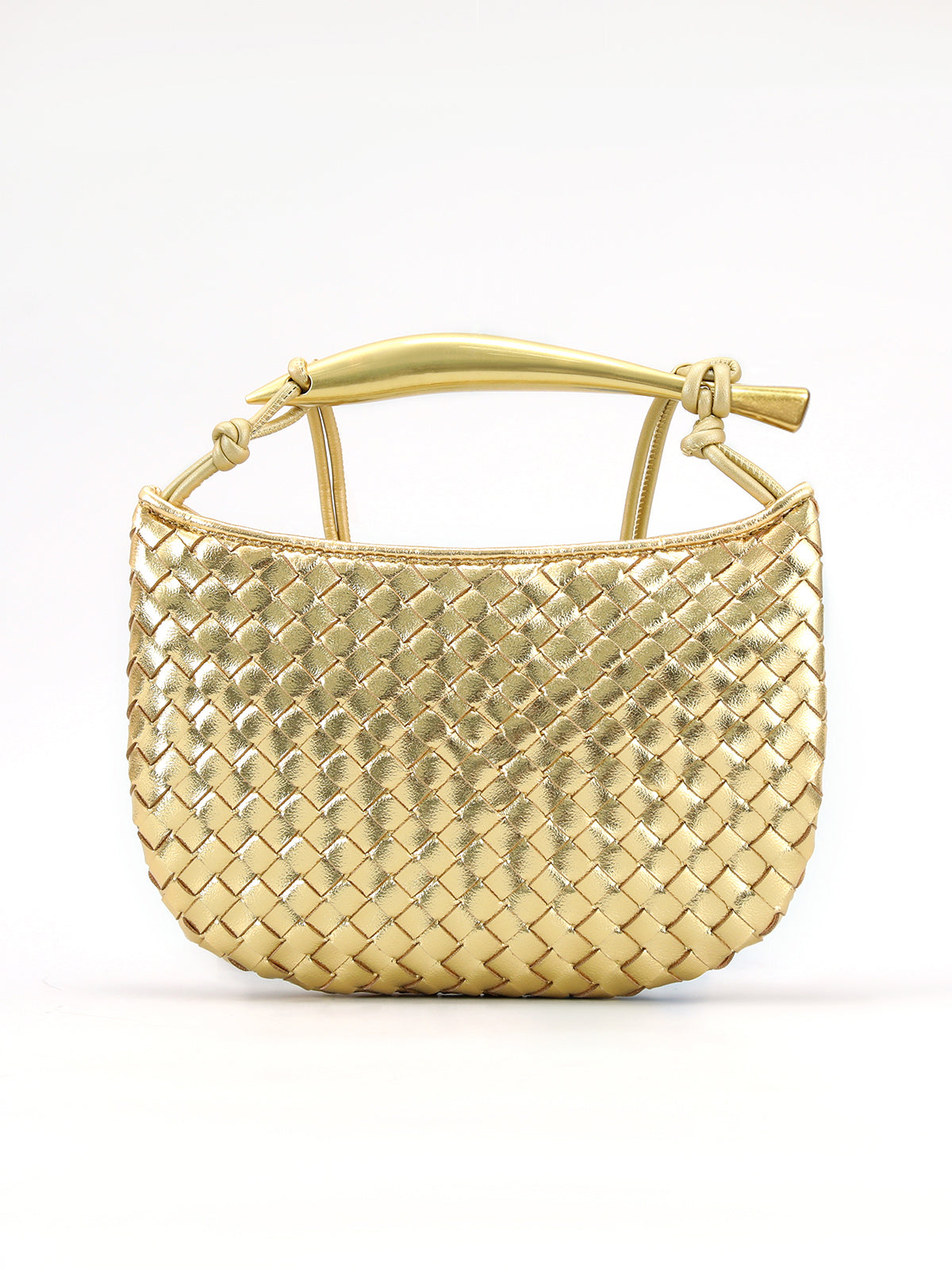 Sarah | Metallisch Geflochtene Tasche