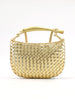 Sarah | Metallisch Geflochtene Tasche