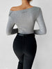 Clara | Asymmetrisches High Stretch Top