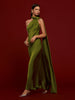 Anna | Asymmetrisches rückenfreies Satin-Kleid