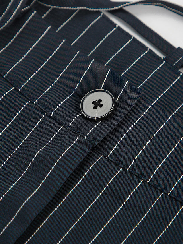 Lukas | Gestreifte Weitbeinhosen mit Kordelzug