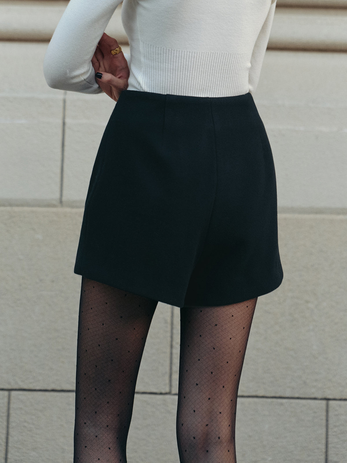 Leon | Vielseitige Tweed-Shorts