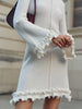 Anabel | Traumhaftes Kleid mit Blütenärmeln