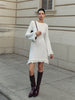Anabel | Traumhaftes Kleid mit Blütenärmeln