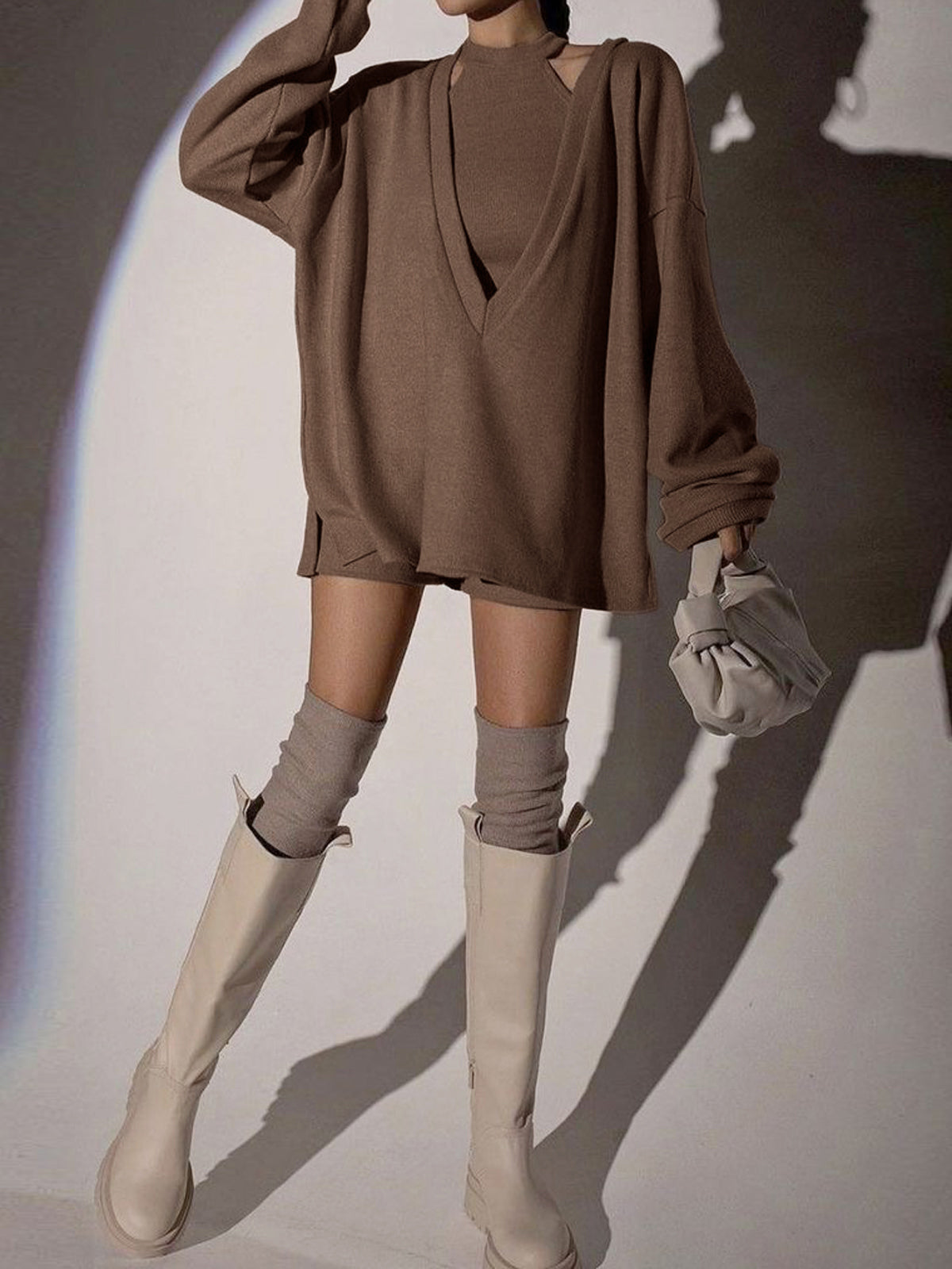 Max | Rippstrick Pullover mit Weste