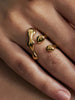 Adrian | Adaptable open ring made of titanium steel
