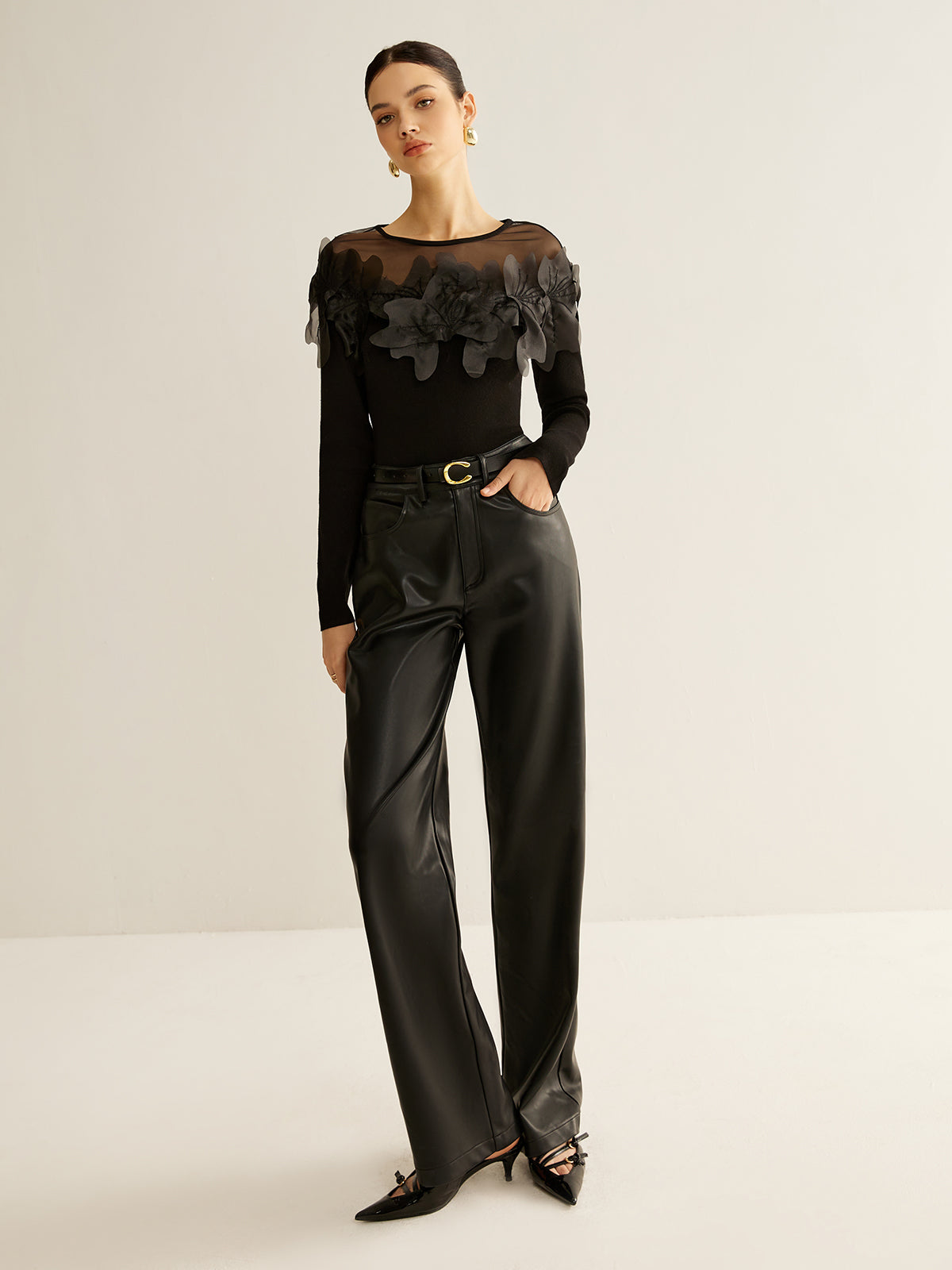 Clara | Romantische Bluse mit floralem Design