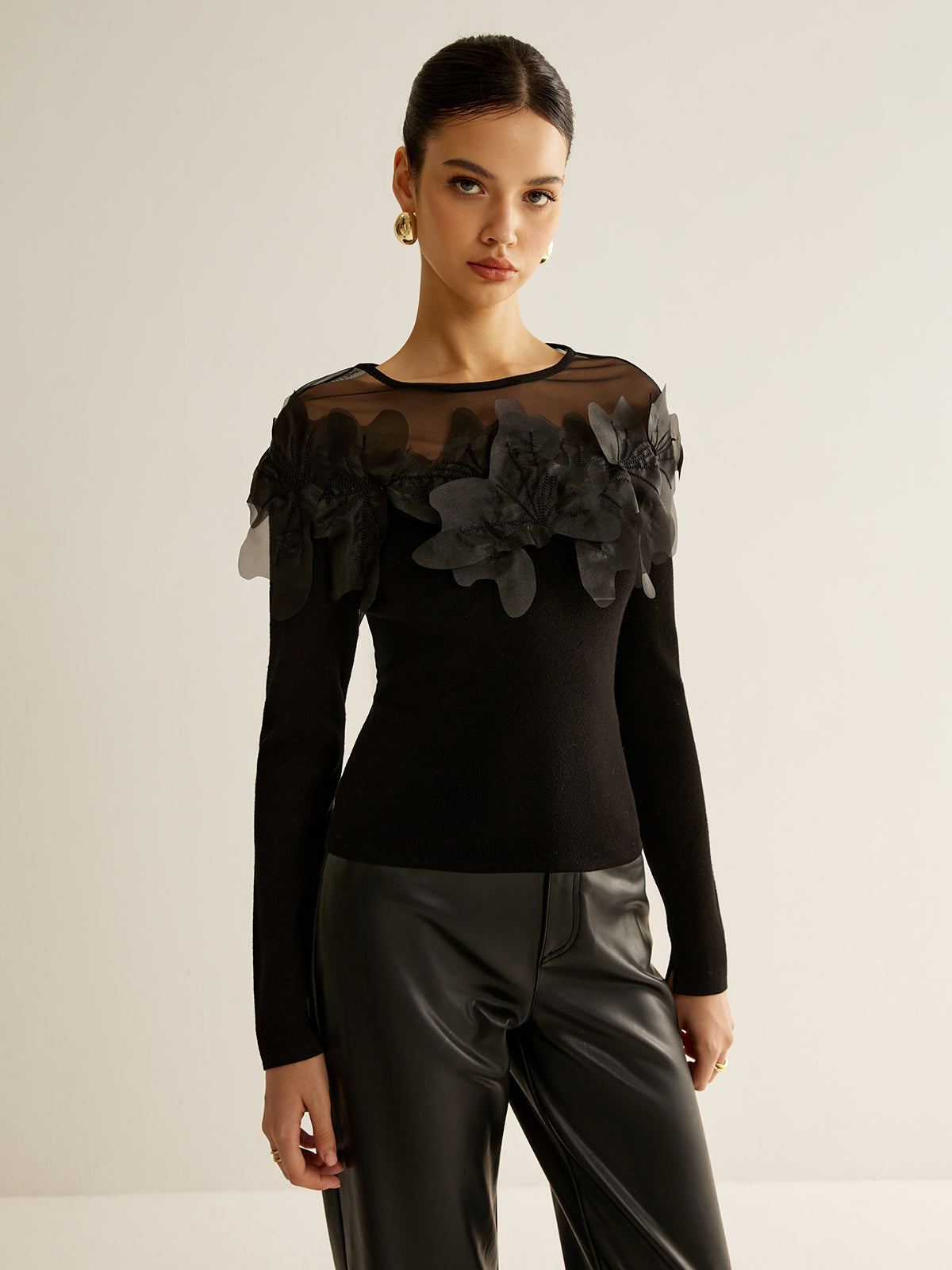 Clara | Romantische Bluse mit floralem Design