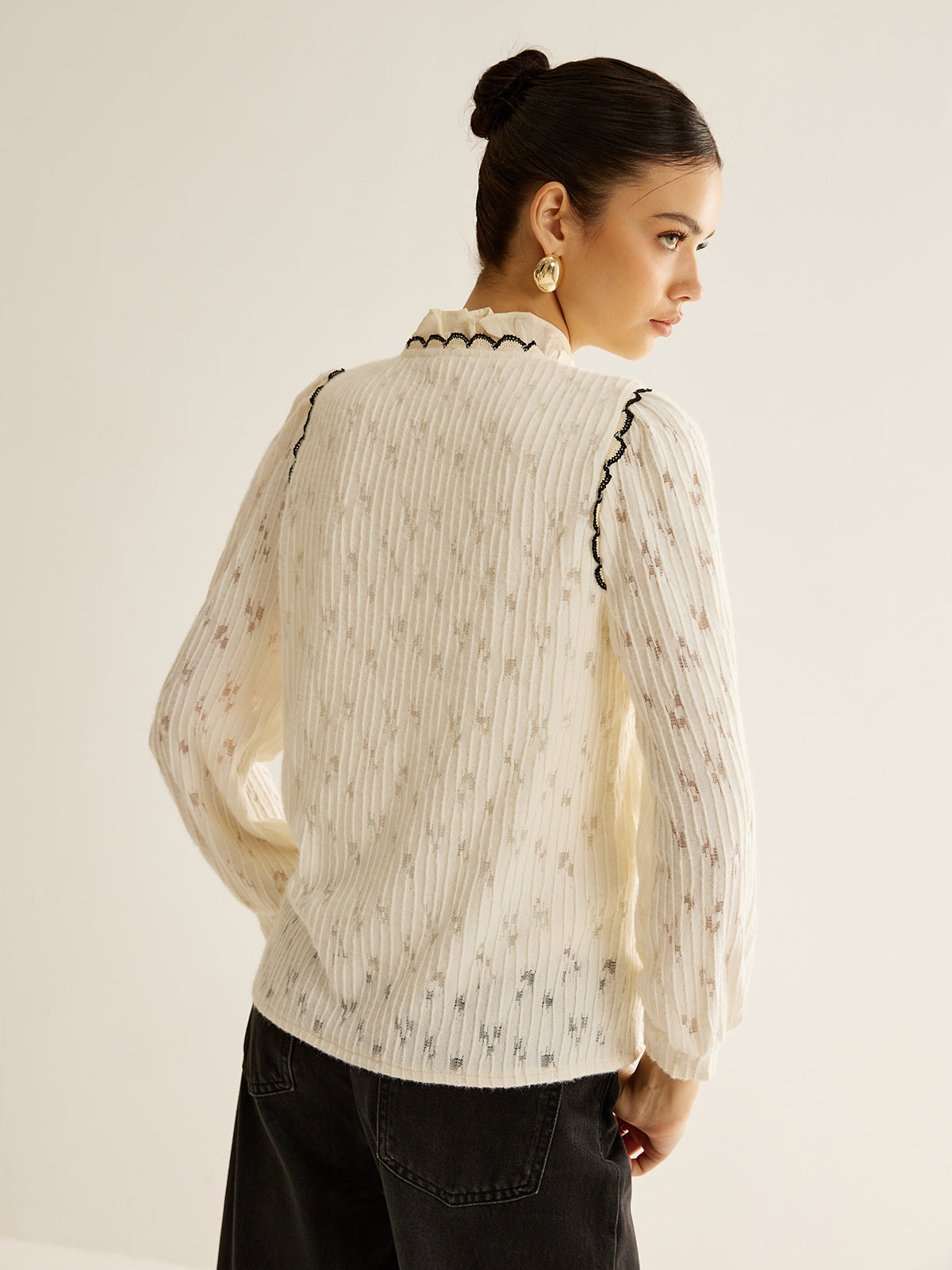 Leoni | Elegante Rüschenbluse