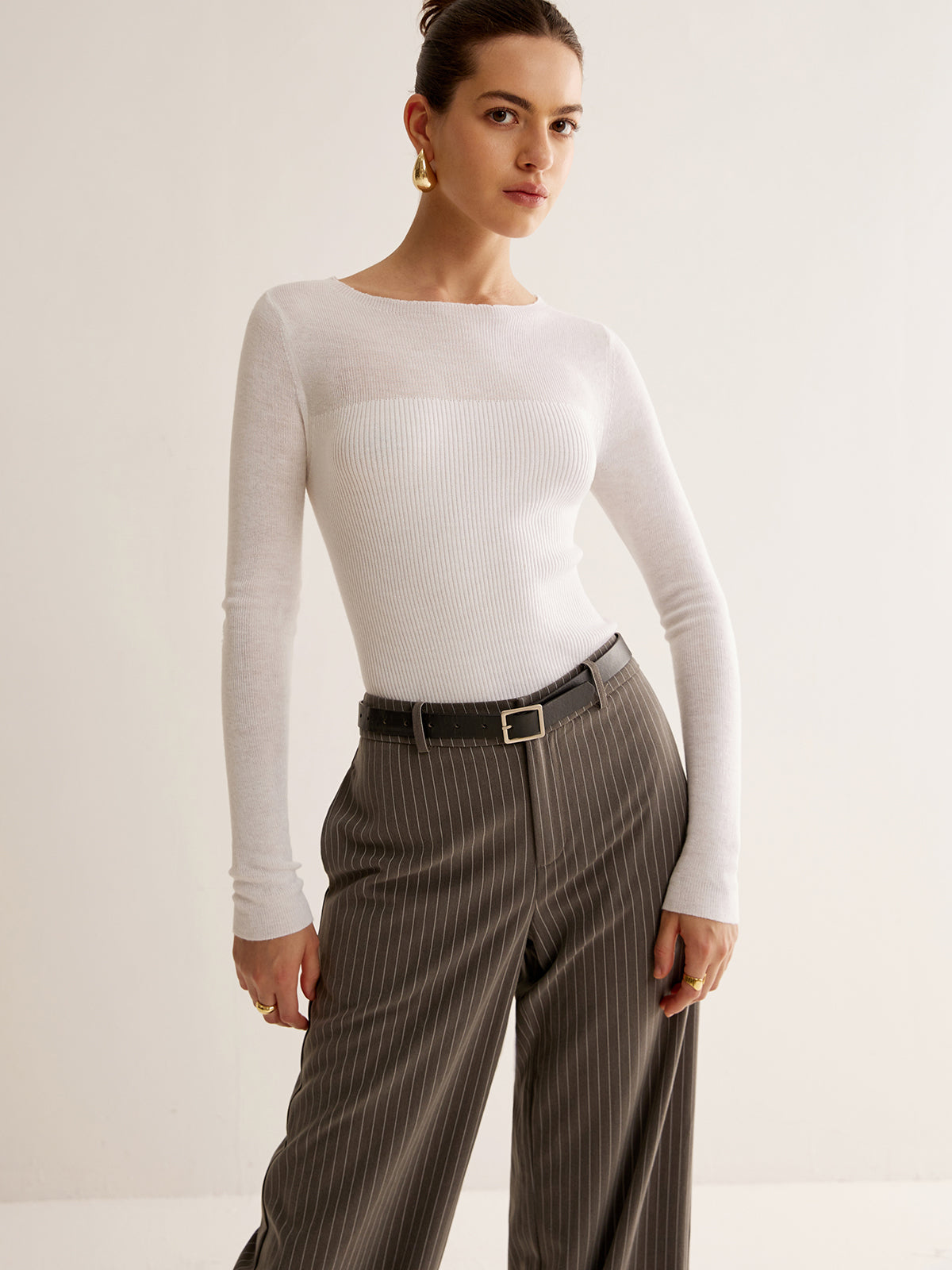 Alina | Eleganter Wollmischung Pullover