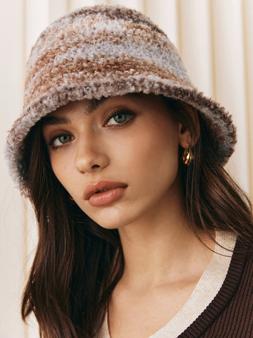 Leon | Ombre Plüsch Bucket Hat