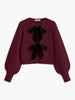 Anna | Romantisches Stricktop mit Schleife