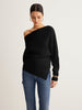 Anja | Asymmetrisches Stricktop mit Wollmischung
