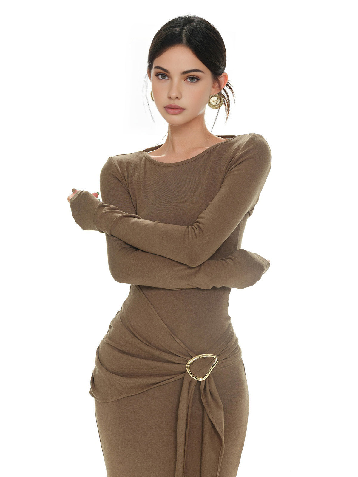 Clara | Schlichtes Raffiniertes Maxikleid