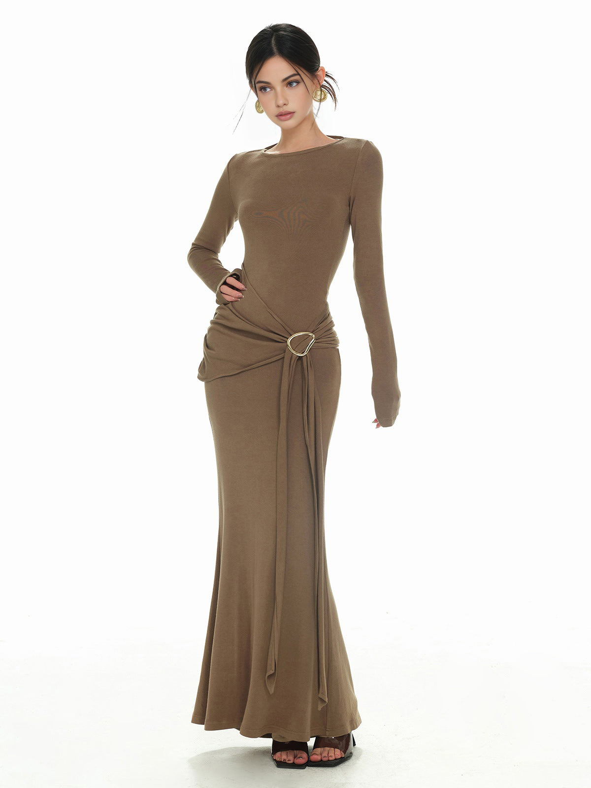 Clara | Schlichtes Raffiniertes Maxikleid