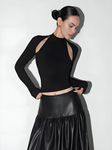 Leon | Crop Cutout T-Shirt