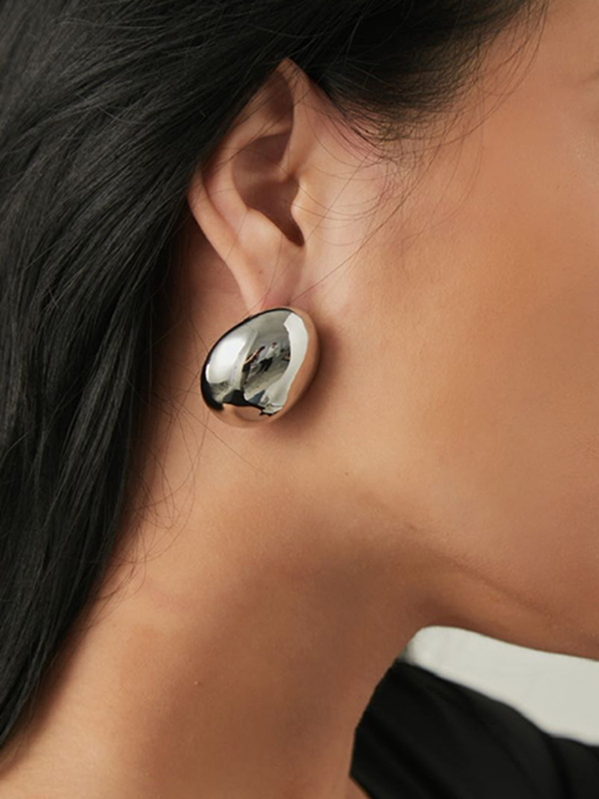 Clara | Minimalistische Ovale Ohrringe