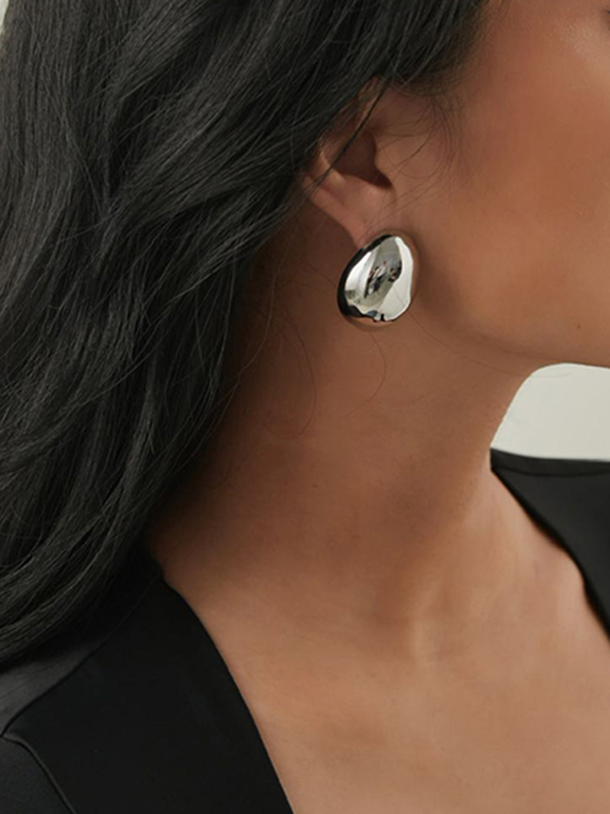 Clara | Minimalistische Ovale Ohrringe