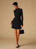 Clara | Schlichtes Mock Neck Kleid