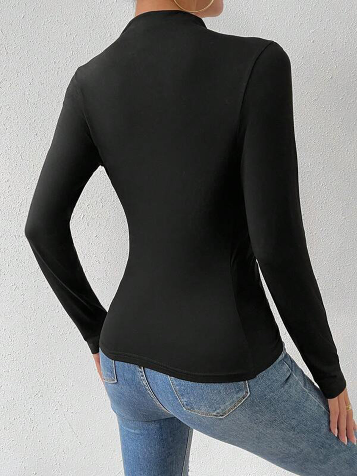Lara | Stilvolles Farbblock Langarm-T-Shirt