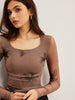 Tanja | Tie-Dye Floral Mesh T-Shirt