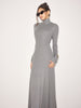 Tanja | Elegantes Longkleid mit Stehkragen