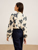 Clara | Elegante Satinbluse mit Krawattenausschnitt