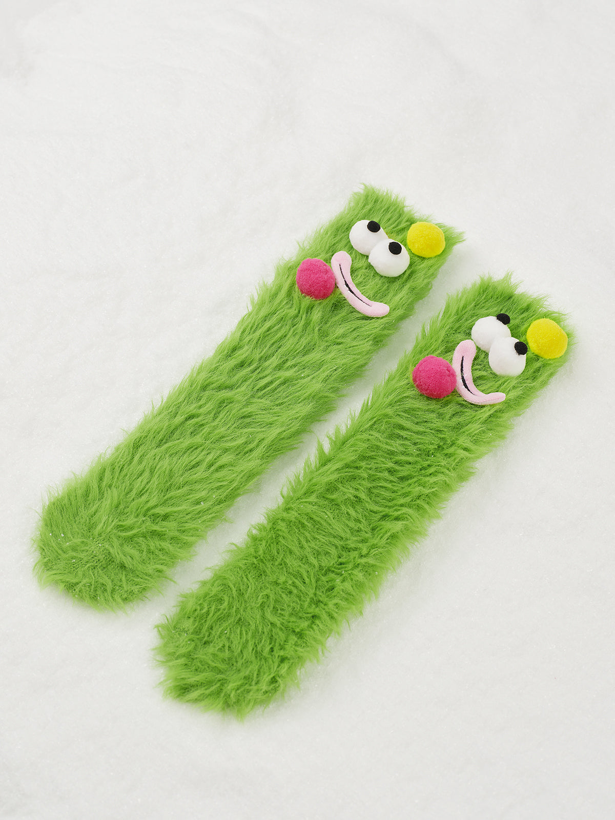 Komfort und Spaß | Cartoon Koralle Samt Mid-Calf Socken
