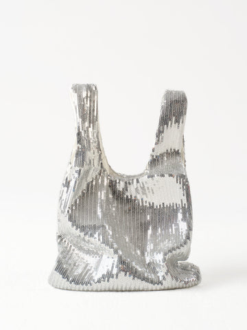 Lara | Funkelnde Shopper-Tasche mit Glitzerdesign