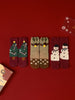 Julia | 3er-Pack Weihnachts-Socken aus Korallenvelours