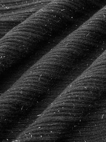 Leni | Strassstein Verziertes Strickkleid