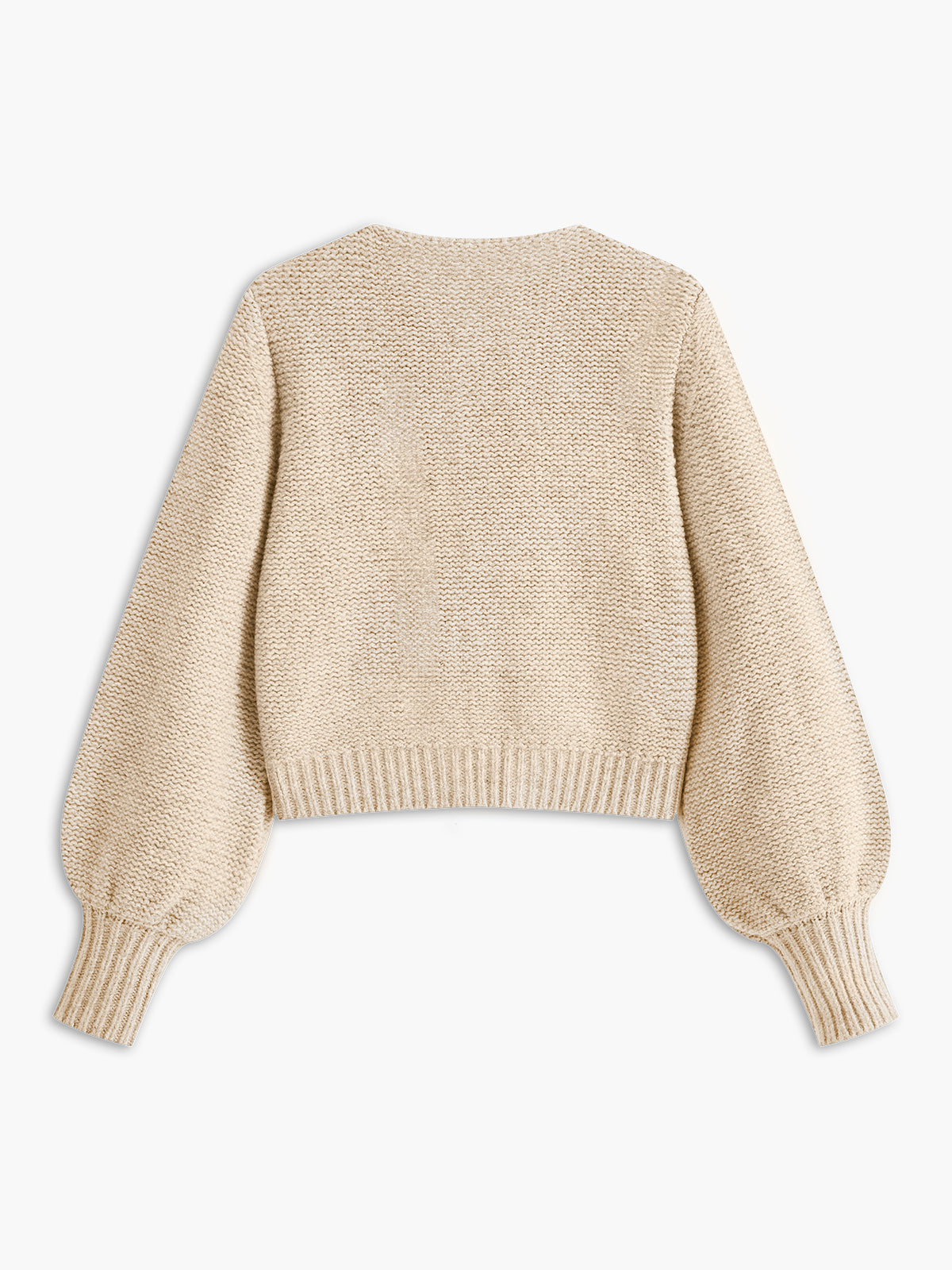 Anna | Romantisches Stricktop mit Schleife
