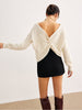 Lena | Schlichtes Stricktop mit Knoten-Design