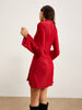 Clara | Elegantes Mock Neck Kleid mit Struktur