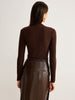 Alda | Modern asymmetrical sweater made of wool mixture