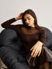 Alda | Modern asymmetrical sweater made of wool mixture
