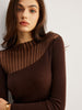 Alda | Modern asymmetrical sweater made of wool mixture