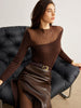 Alda | Modern asymmetrical sweater made of wool mixture