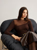 Alda | Modern asymmetrical sweater made of wool mixture