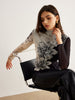 Mia | Floral Mesh-Oberteil mit Farbakzenten