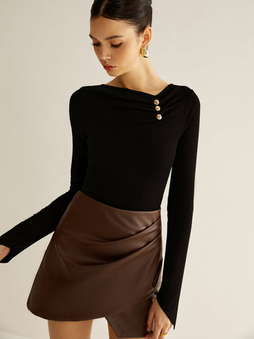 Marie | Elegante Bluse mit Metalldetails