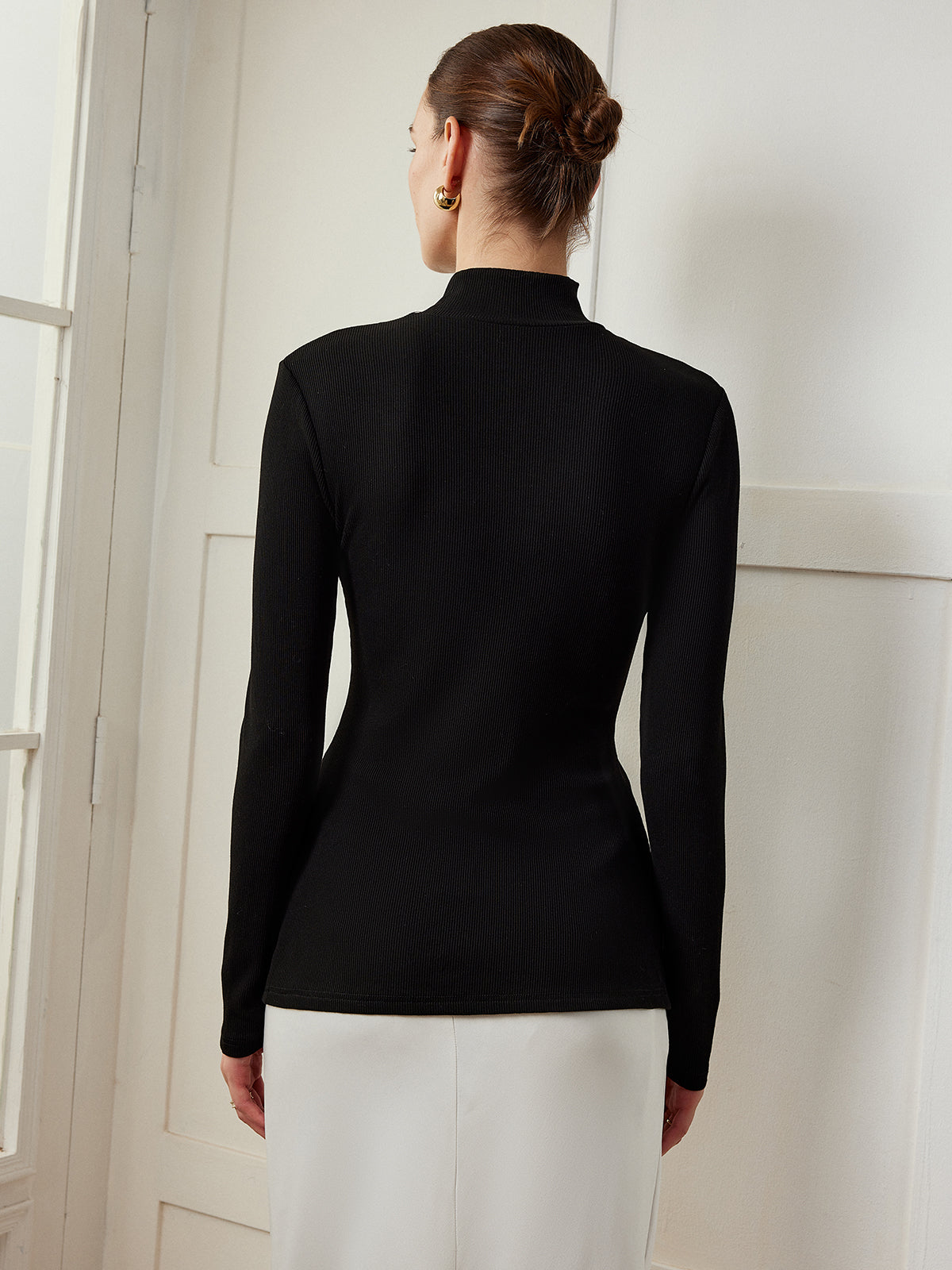 Laura | Stylische Button Split Bluse