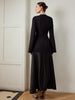 Clara | Asymmetrisches Maxikleid mit Mock Neck
