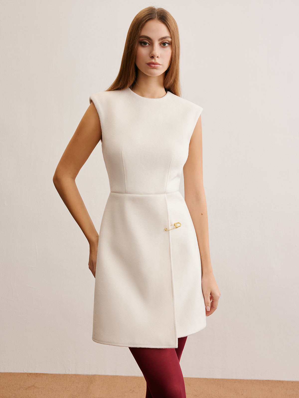 Anna | Elegantes ärmelloses Warmkleid