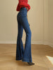 Max | Elegante Denim Slim Bootcut Jeans ohne Gürtel