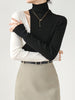 Clara | Colorblock Cutout Strickoberteil