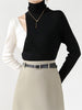 Clara | Colorblock Cutout Strickoberteil