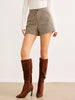 Clara | Houndstooth Button Shorts